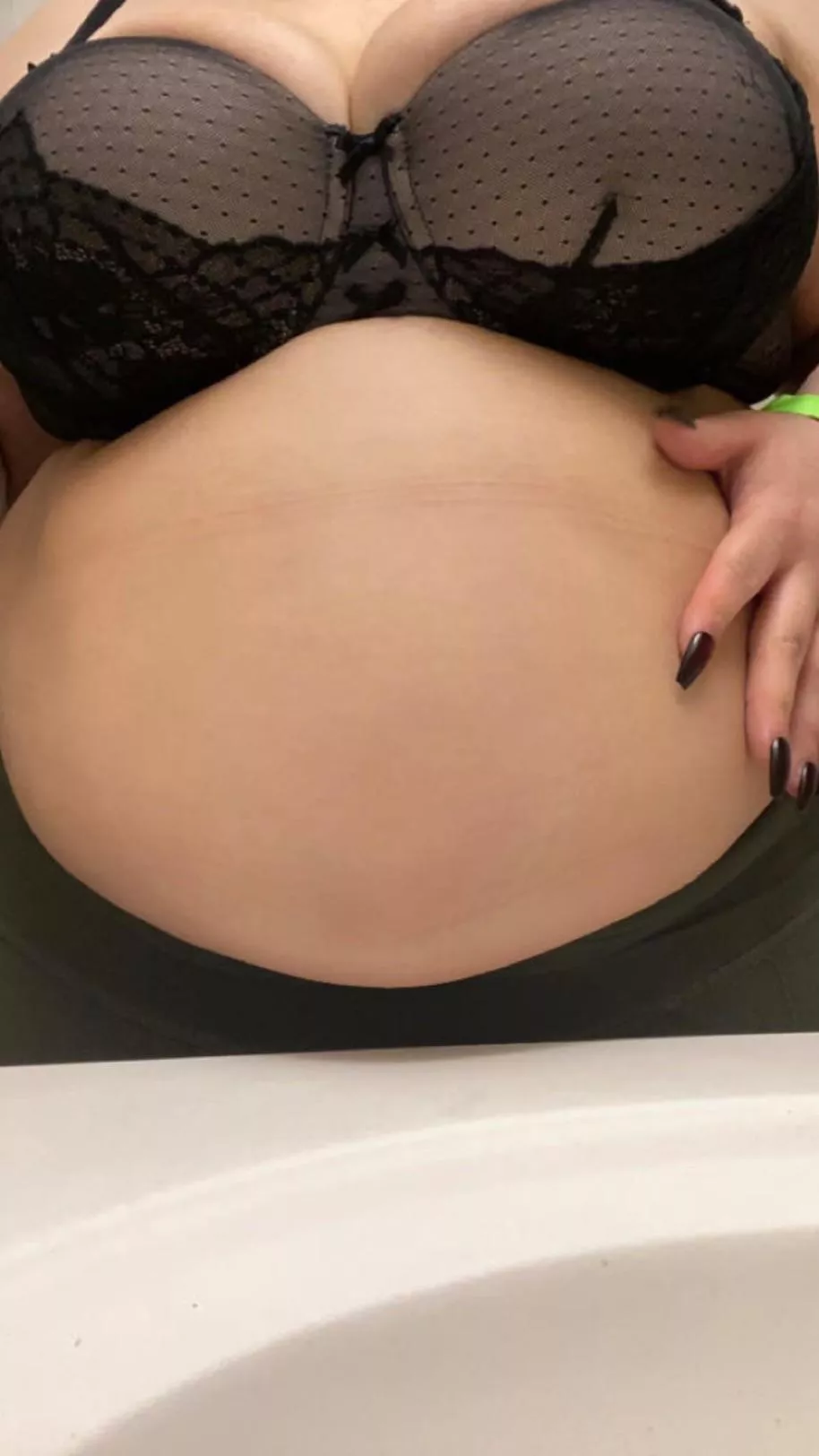 like girls with big bellies? posted by chubeefuzz