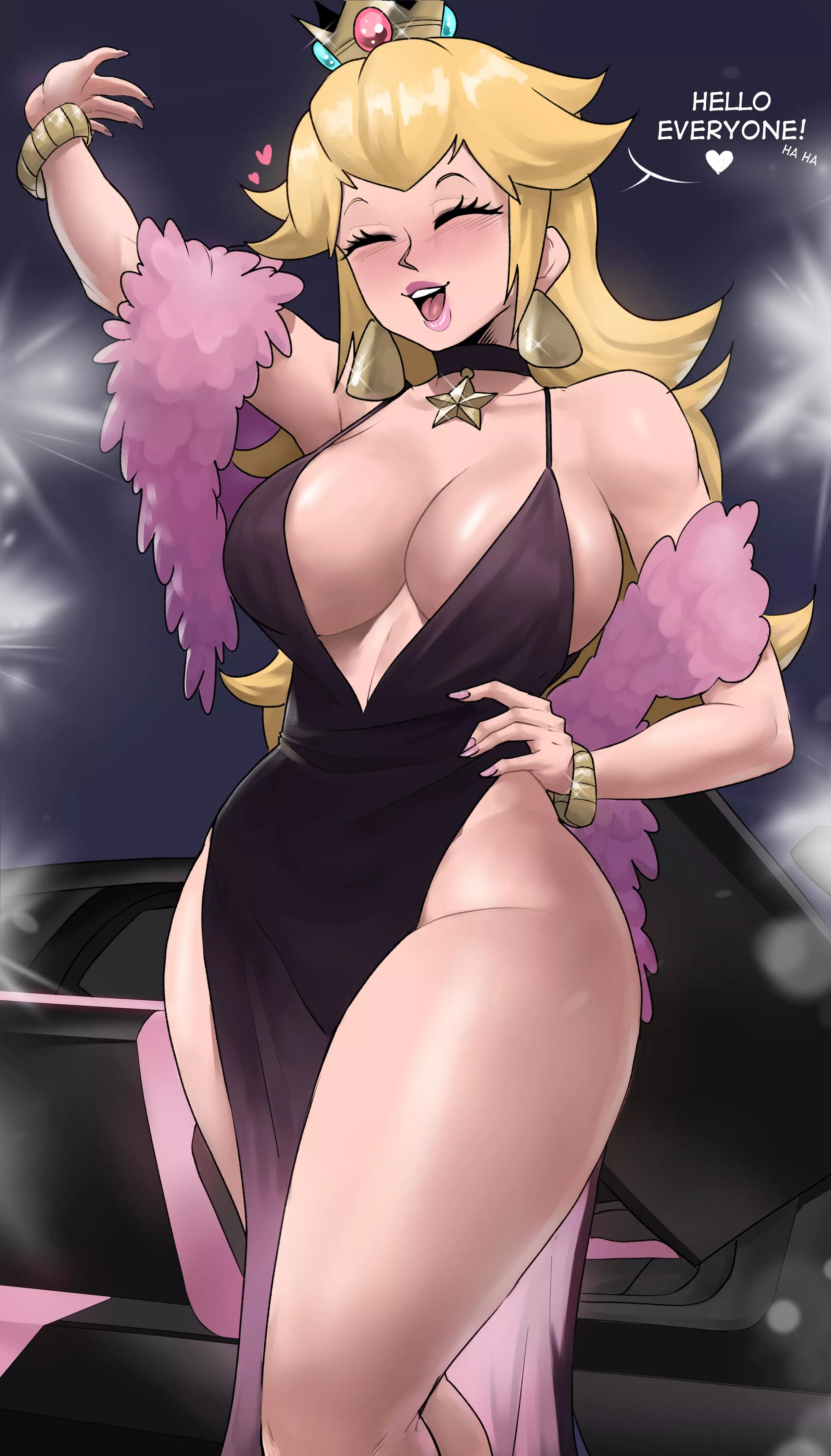 Peach's revealing dress [Mario] (Echosaber) posted by Terran117