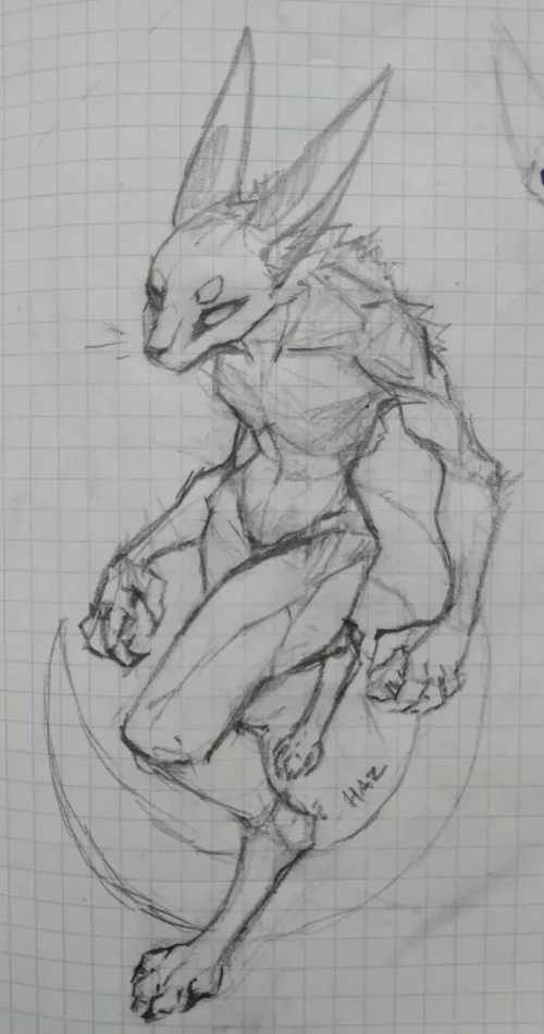 Quick character sketch I made by Hazimier