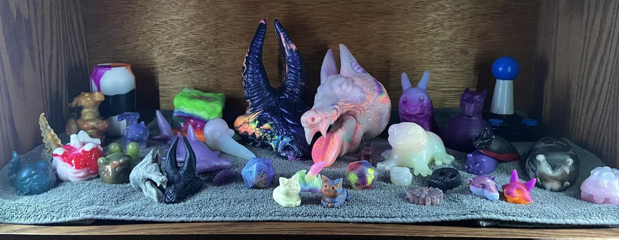 Set up my 'Squishy' shelf after moving months ago... 😻 posted by Katt_likes_BD