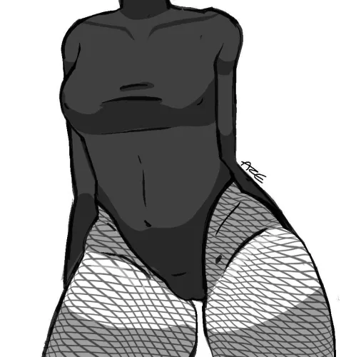 She's waiting for you to say something about her new outfit (art by me) by eebideebi