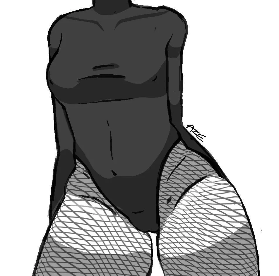 She's waiting for you to say something about her new outfit (art by me) posted by eebideebi