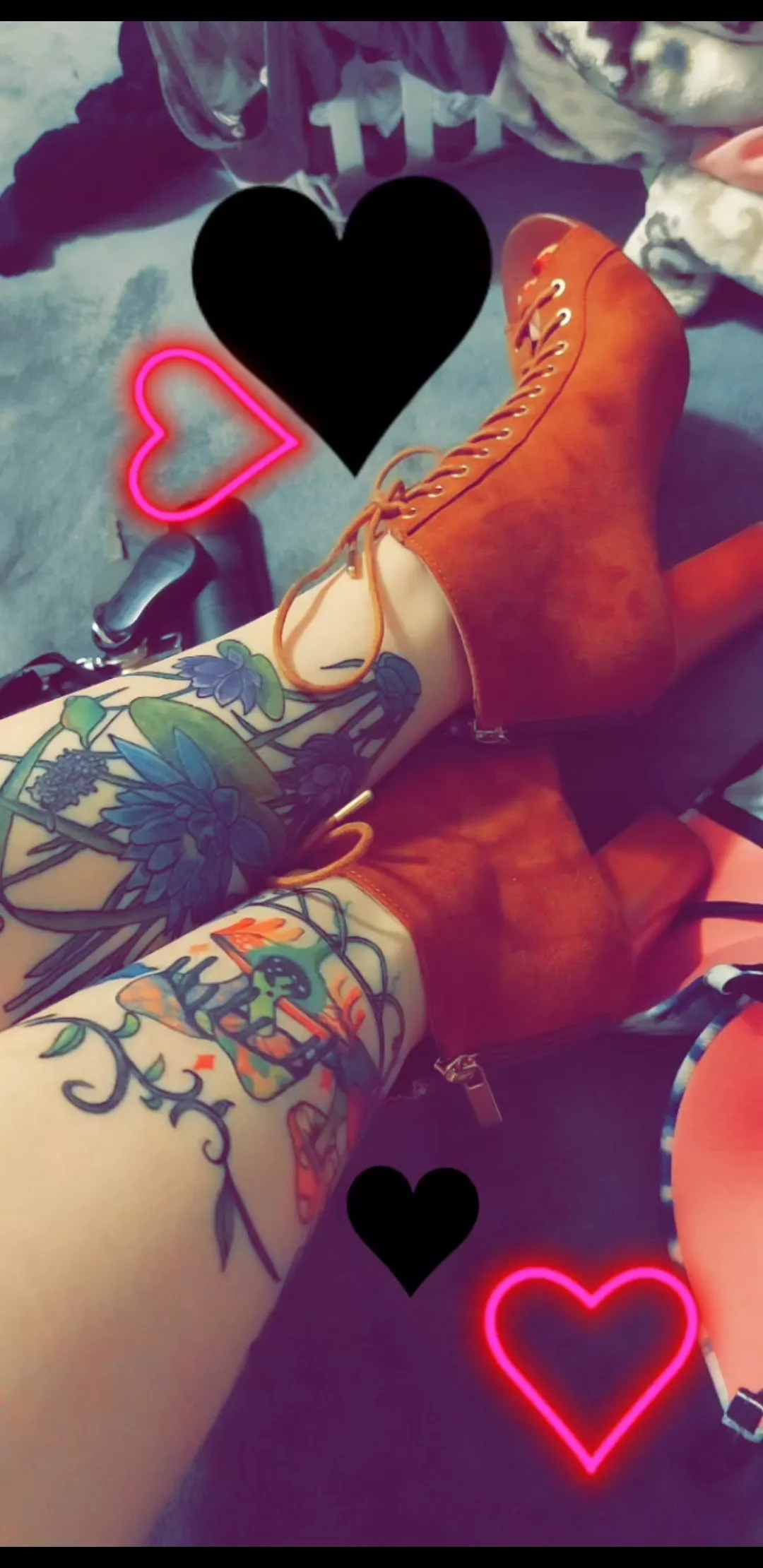 suede heels w/ leather laces 💖 posted by VagabondVogt