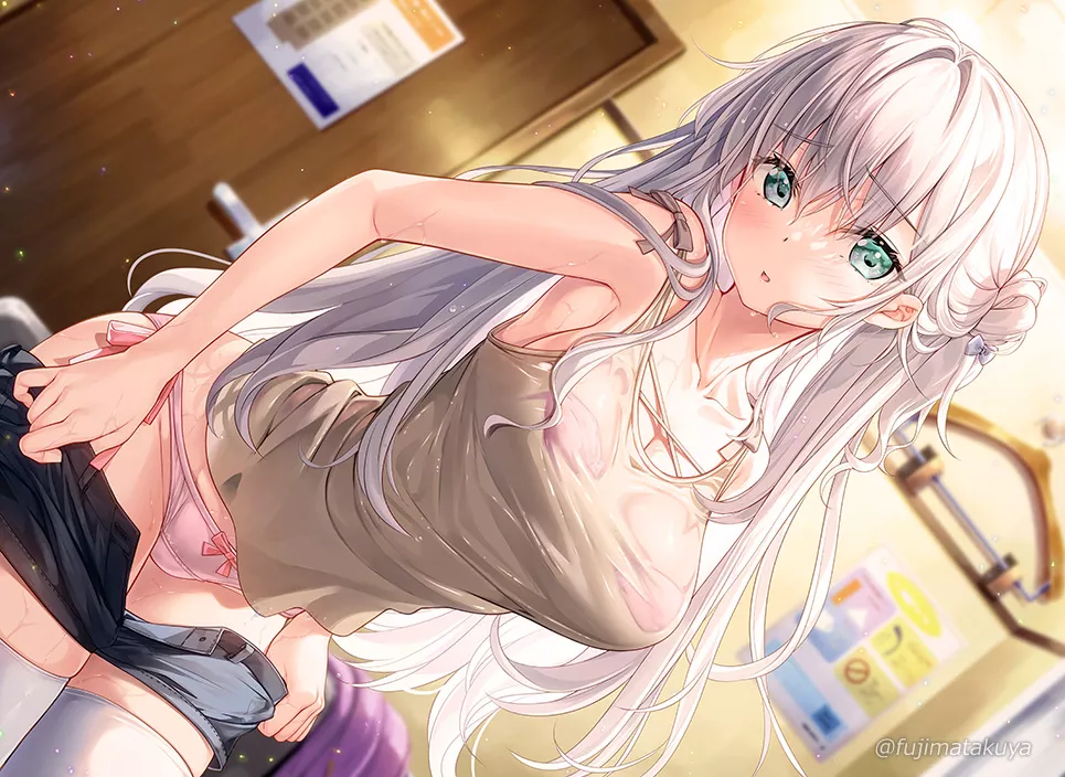 Taking off her shorts [Artist's Original] posted by xSaviour_N