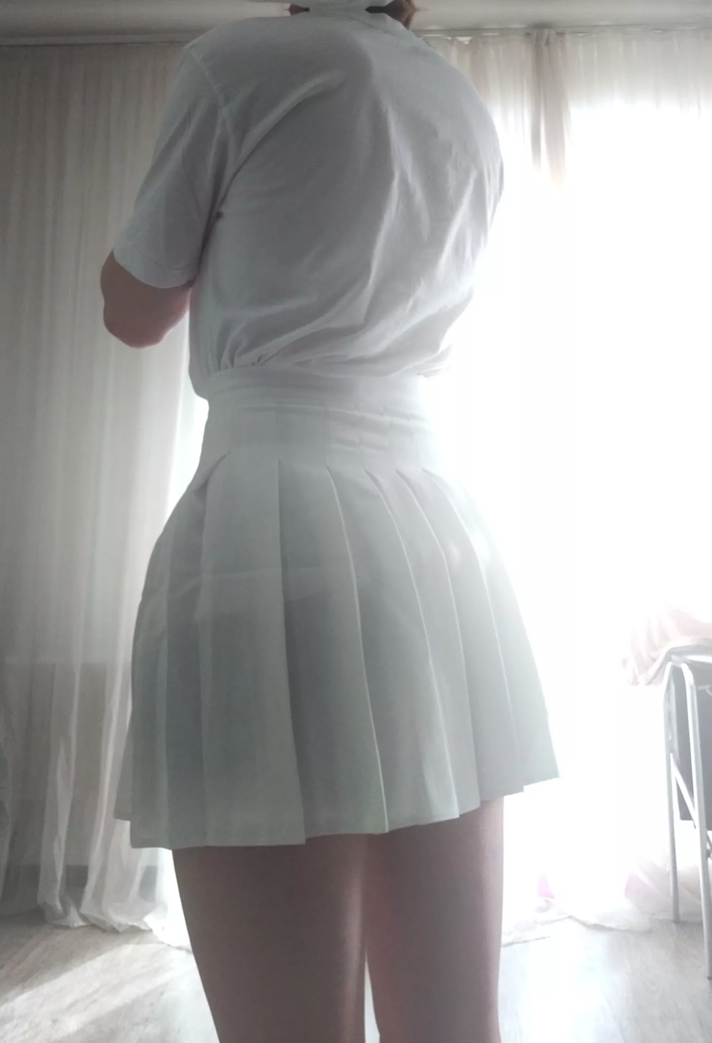 Tried a fully white outfit for the first time. Does it look good? posted by UserHey