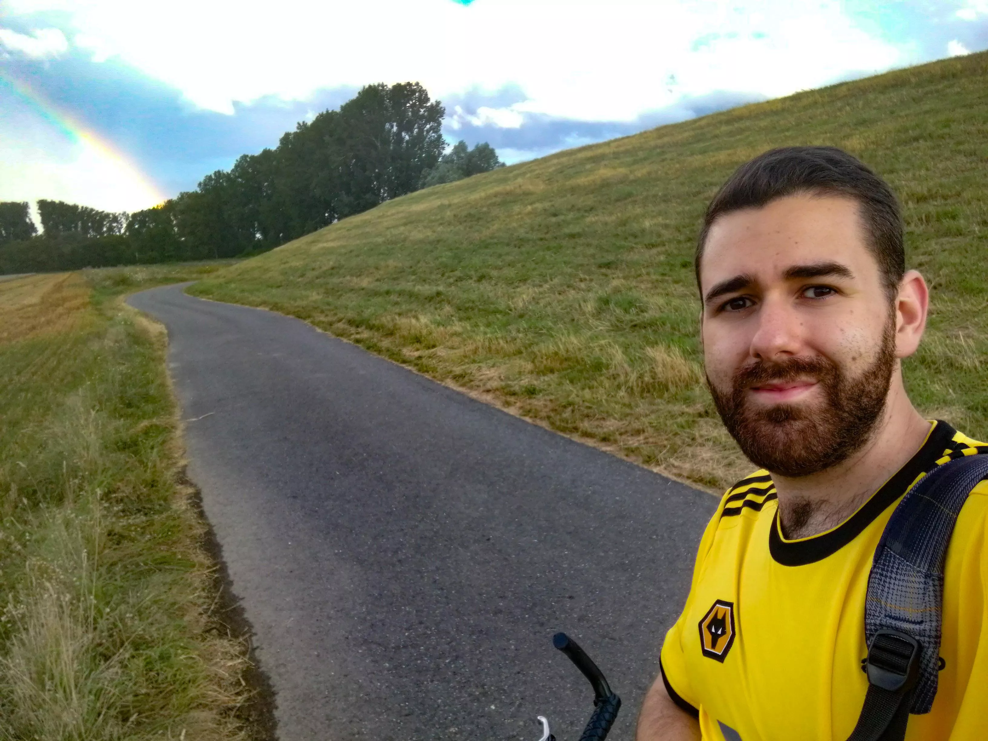 tried to chase the rainbow🌈🚲 posted by light_hunt