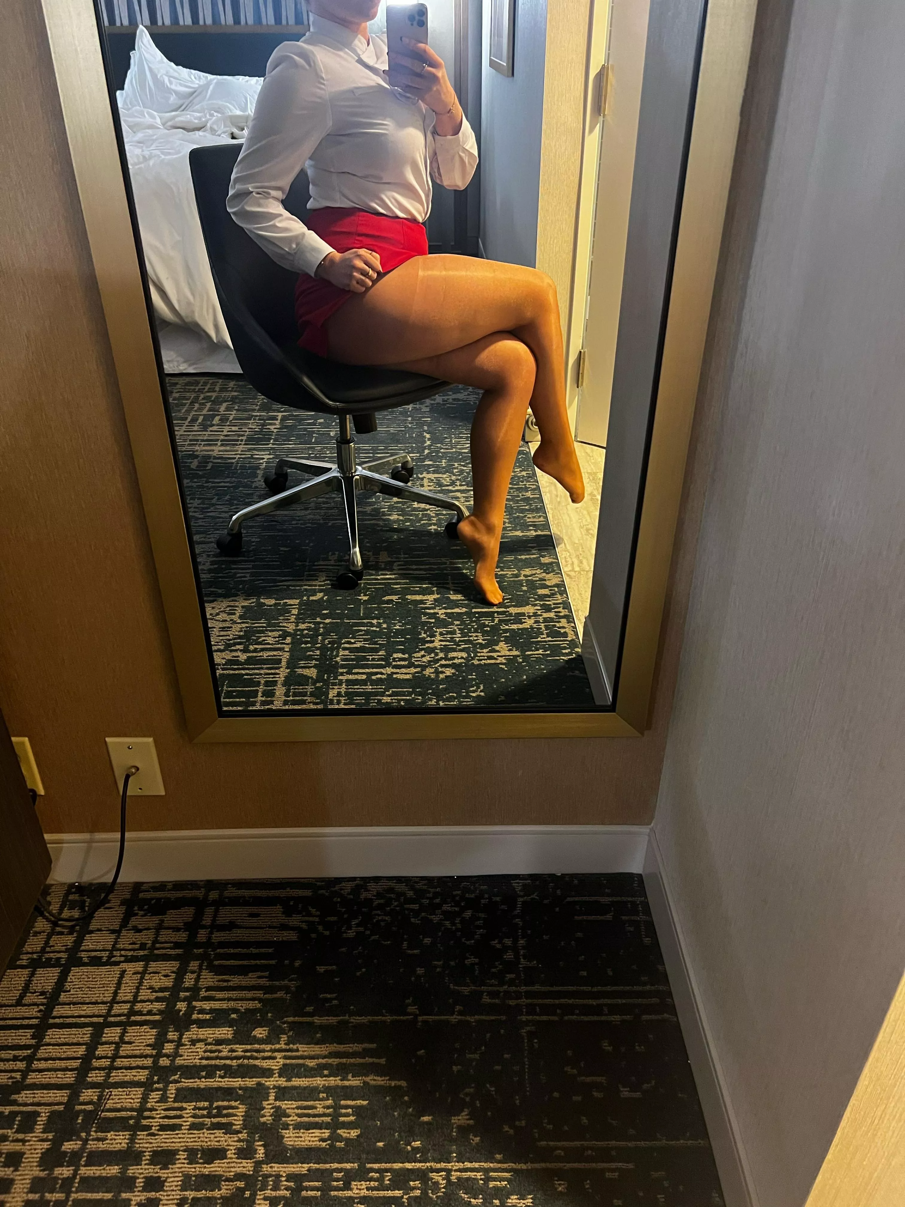 Unedited, just how you like it! Now come help me get out of this uniform! posted by yourlittleicedgem