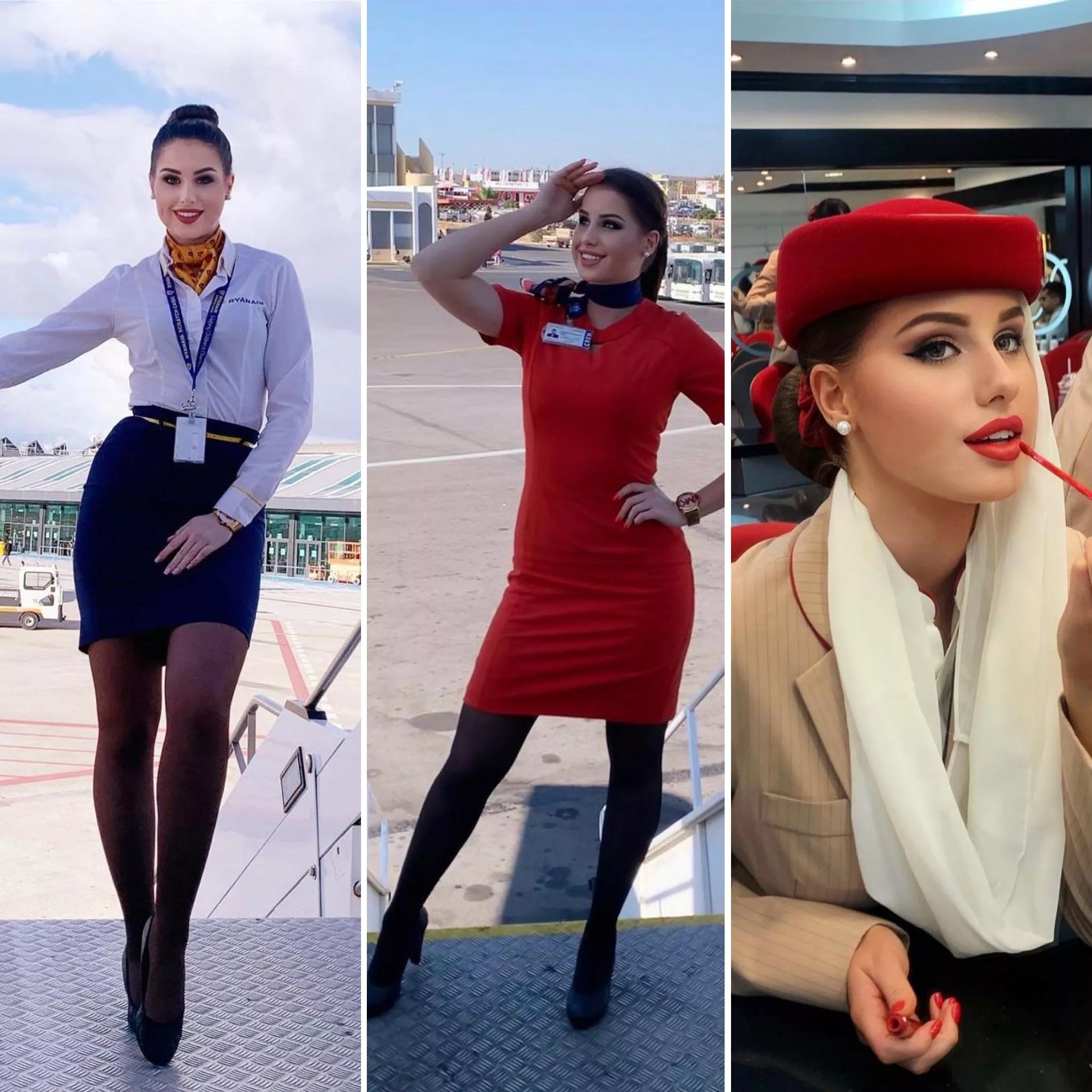 Which uniform looks best on her? posted by arrayoutofbounds