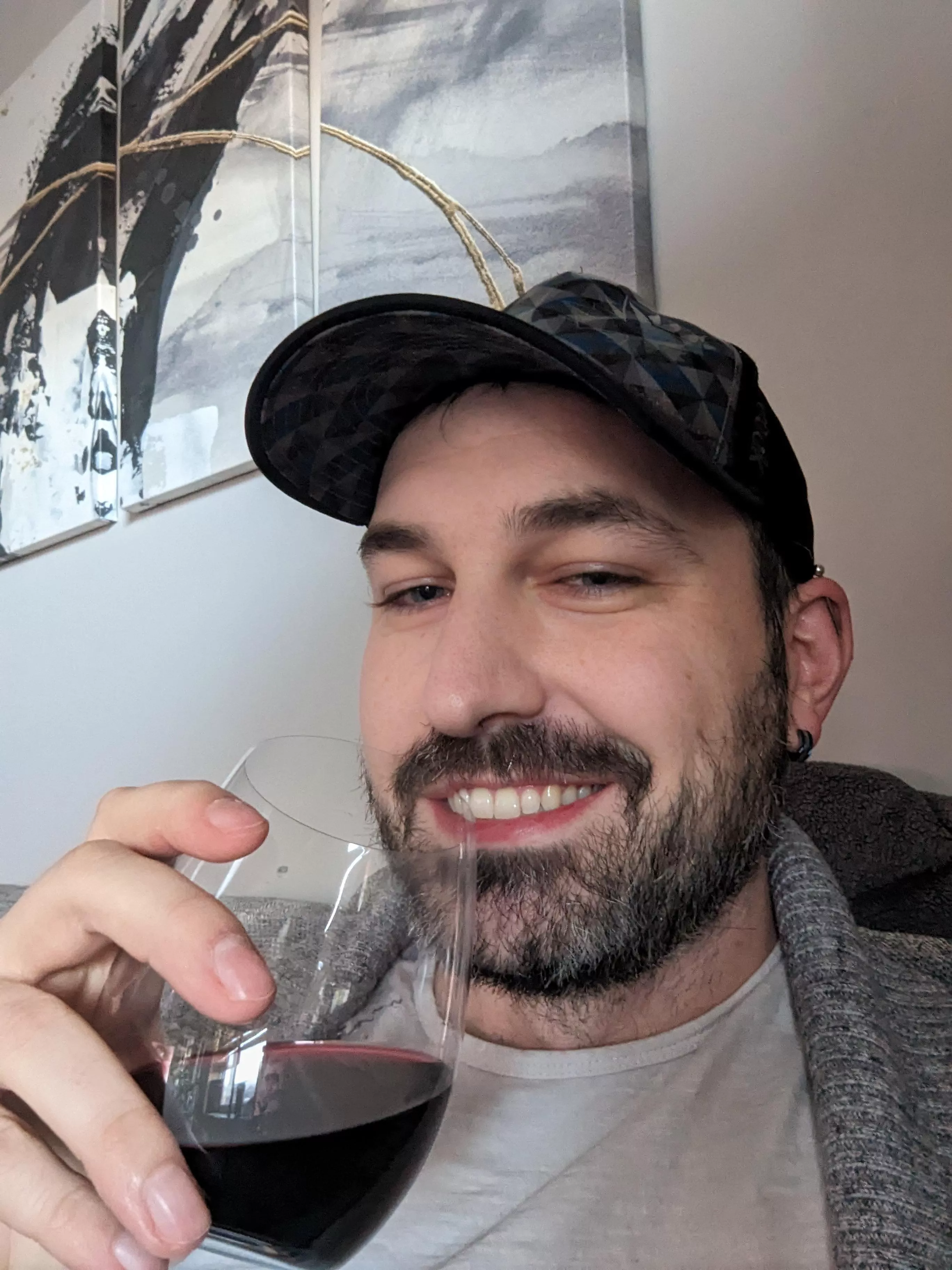 Wine, PJ's and bad TV. can't think of a better way to end off the night! posted by spruceflapjack