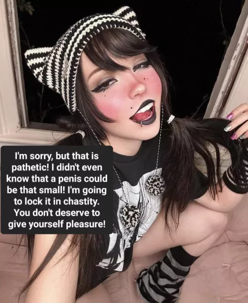 Belle Delphine locks your tiny dick up! by No_Alternative_7983