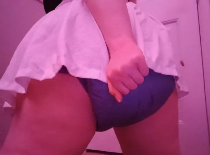 Can I pleeeease wear a longer skirt? I don't think this one covers much 😳 by BuyAmbitious7825