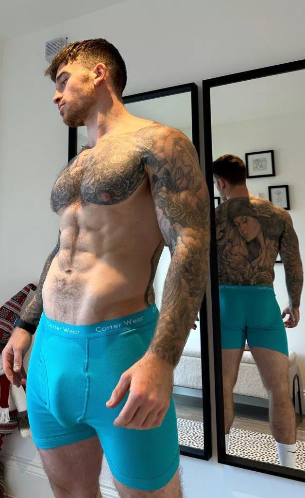 Filling out my new boxers, i know you like them posted by Hatts_17