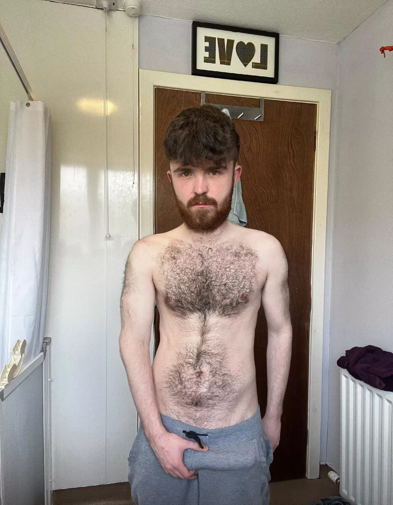 Grey trackies bulge 😉 posted by Hornyblair2001