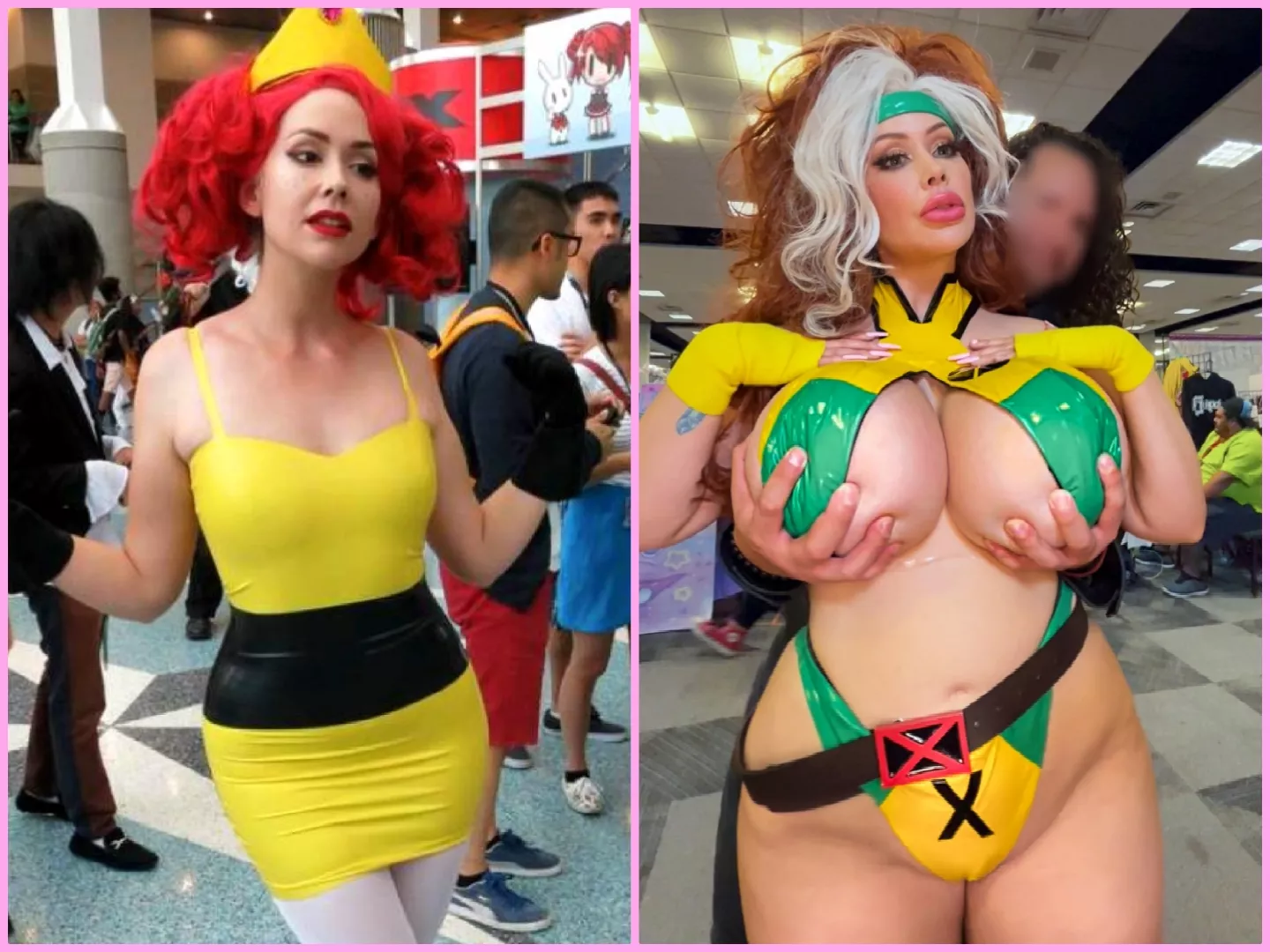 It wouldn't be nice of me not to let random guys play with my tiddies at the convention! posted by omystephaniemichelle