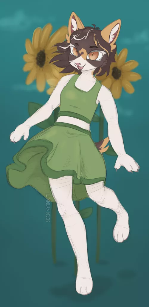 Lil' art gift for a lovely person I ran into on Discord! by SkadiSyndrome