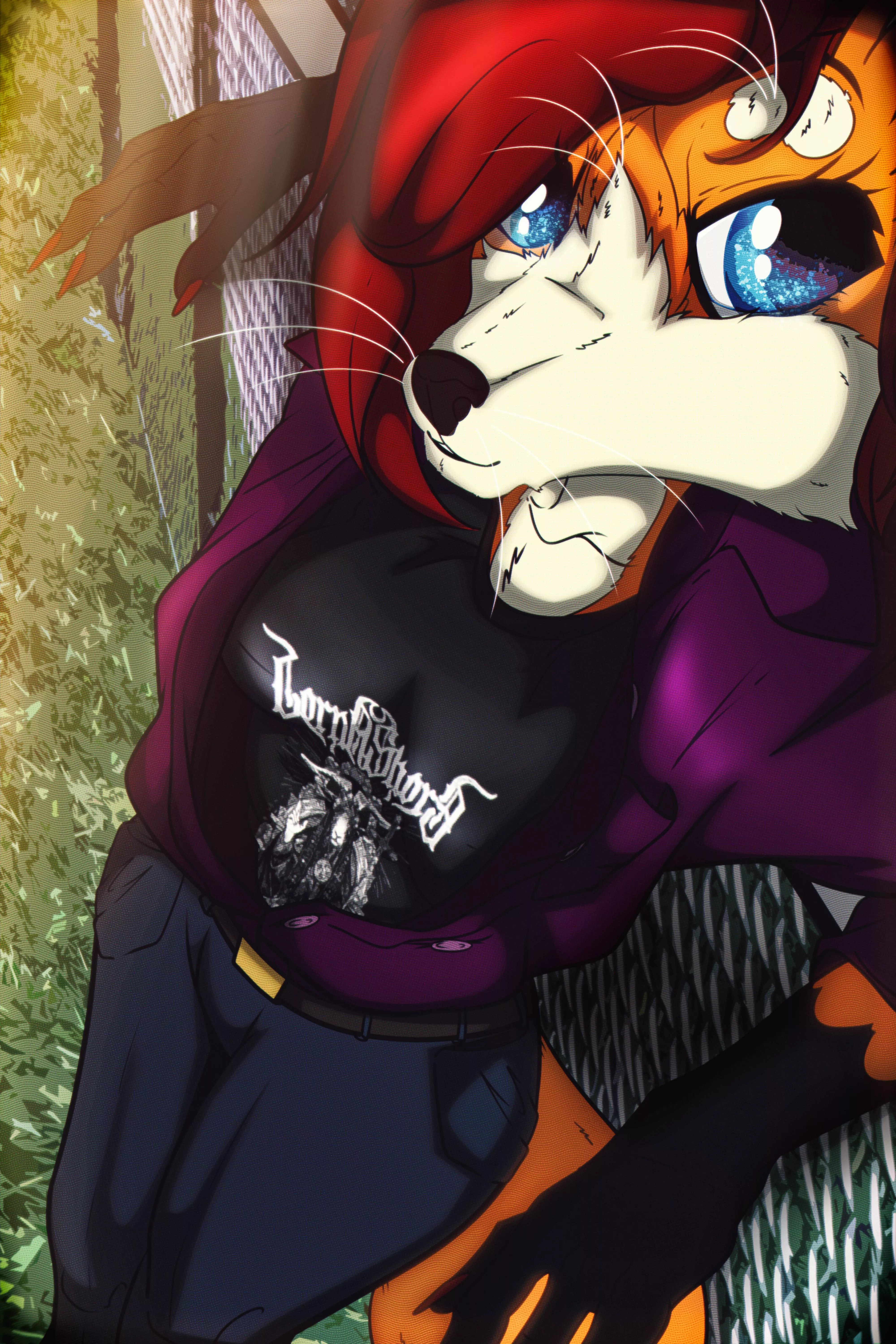 Looking cool! (Art by me: 0l-Fox-l0) posted by 0l-Fox-l0