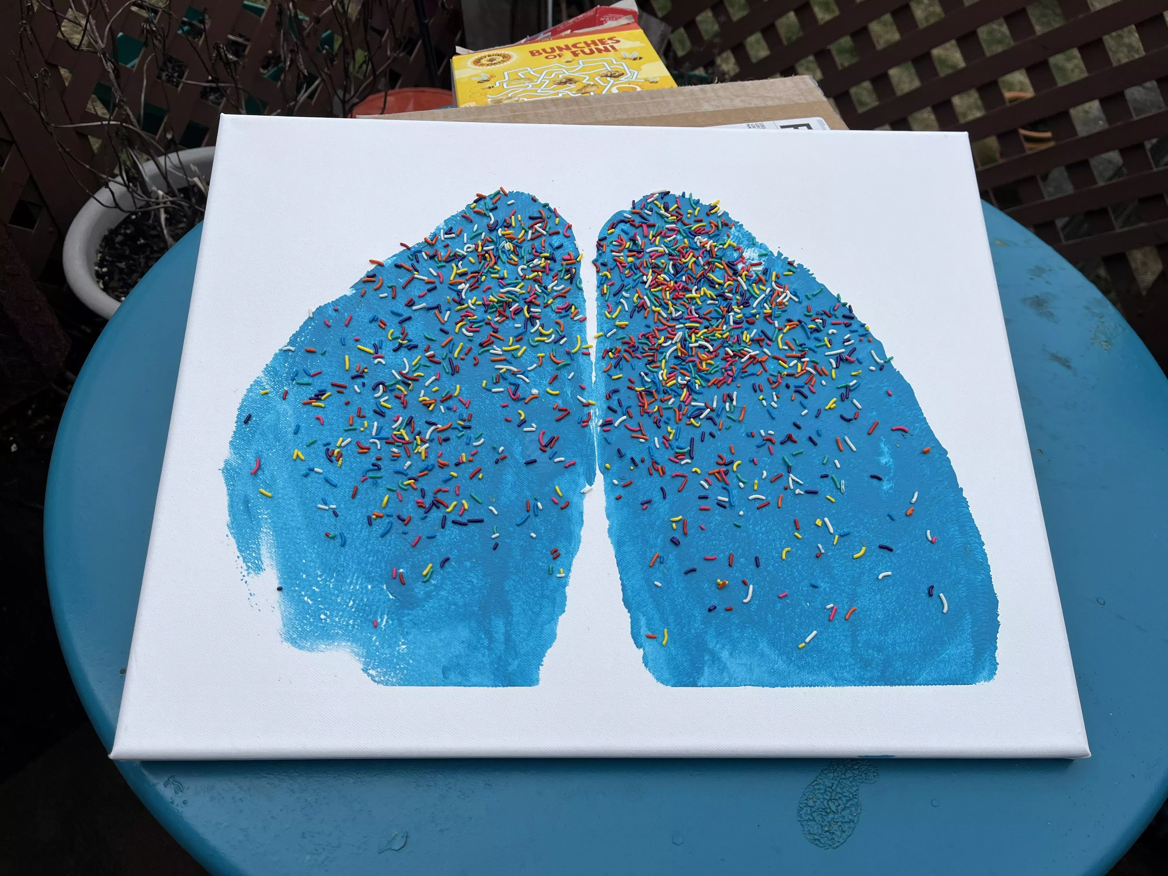 Made my boyfriend a print of my ass covered in sprinkles for his birthday… he loved it posted by MagentaBarnstar