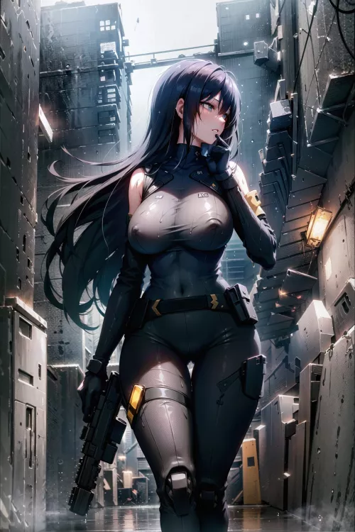 Mercenary Girl by CheetahSperm18