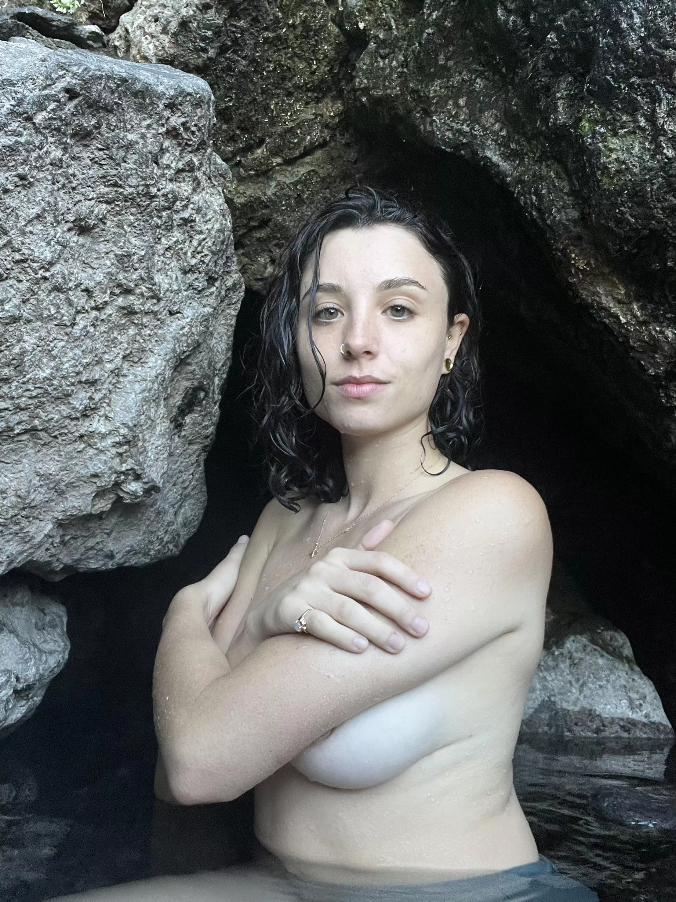 Missing my summertime hot springs adventures 🌿 posted by forest--fox