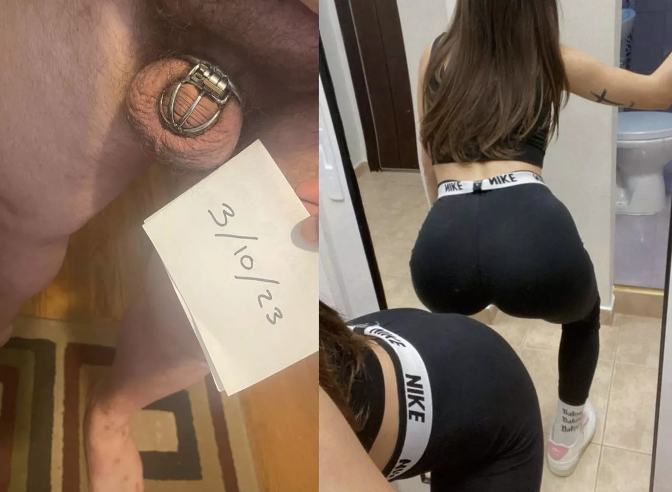 My new slave 😼🔐 posted by blackbarbie02