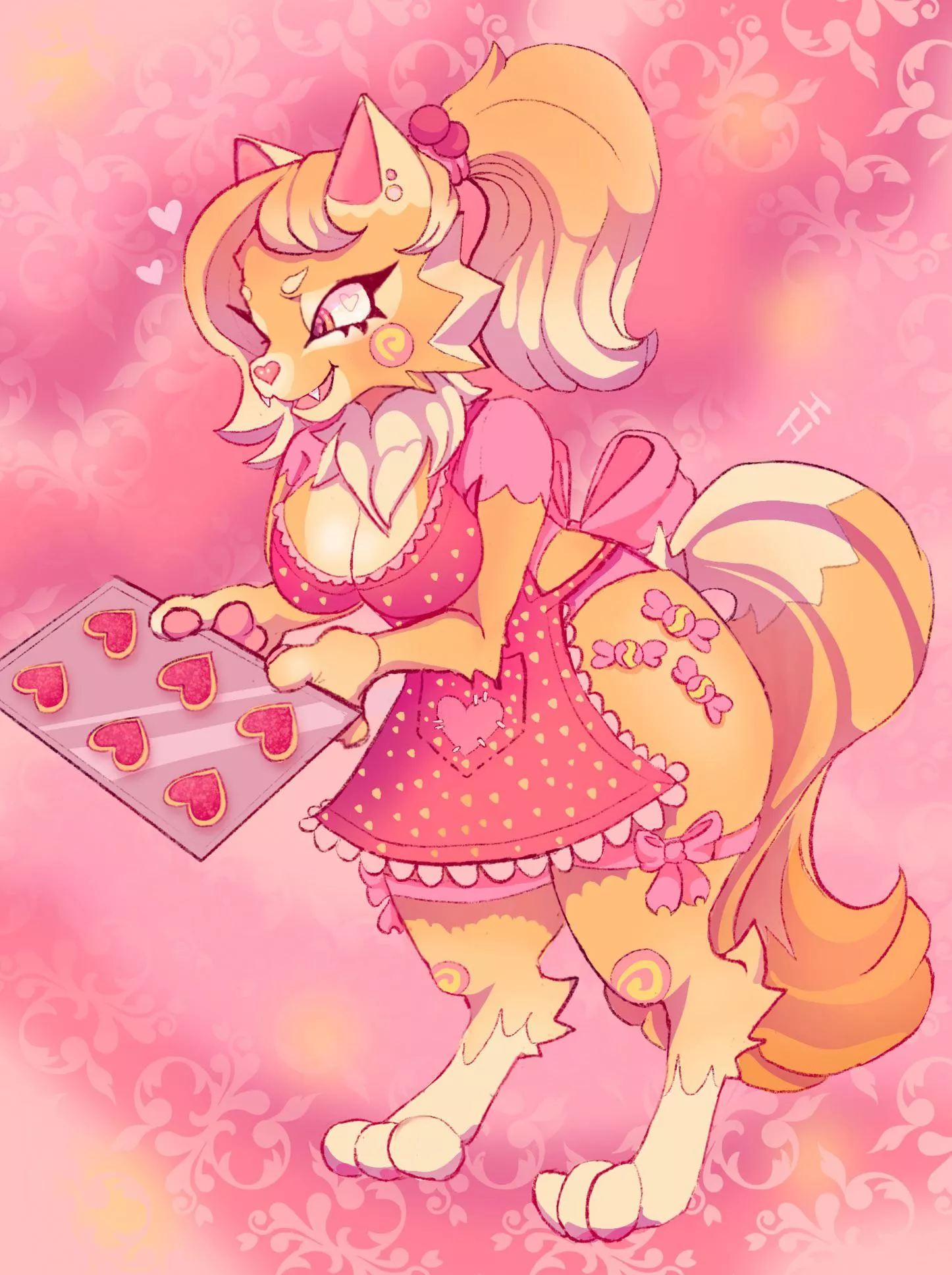 My oc Gingersnap! (Art by me) posted by KuteTeddyBear