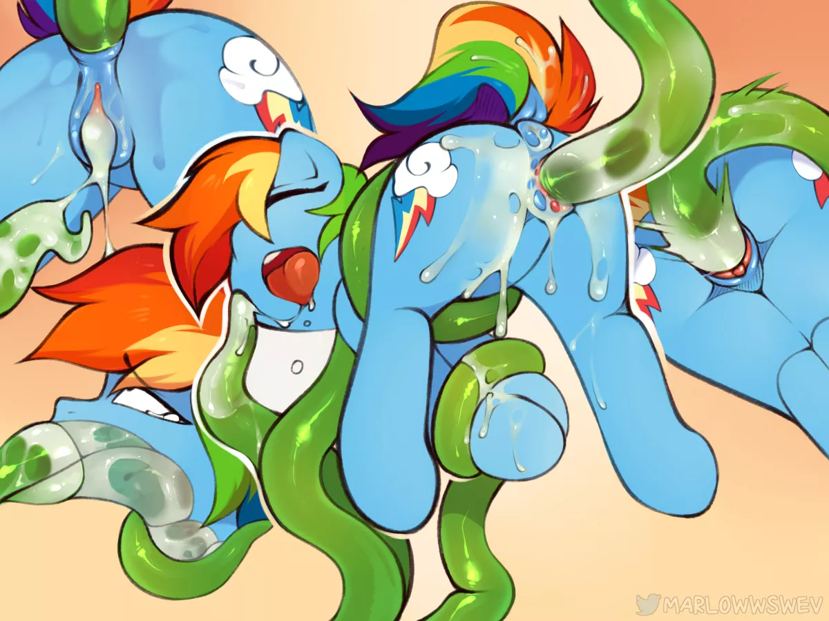 Rainbow Dash (Marlowws) posted by Herrenvolkk