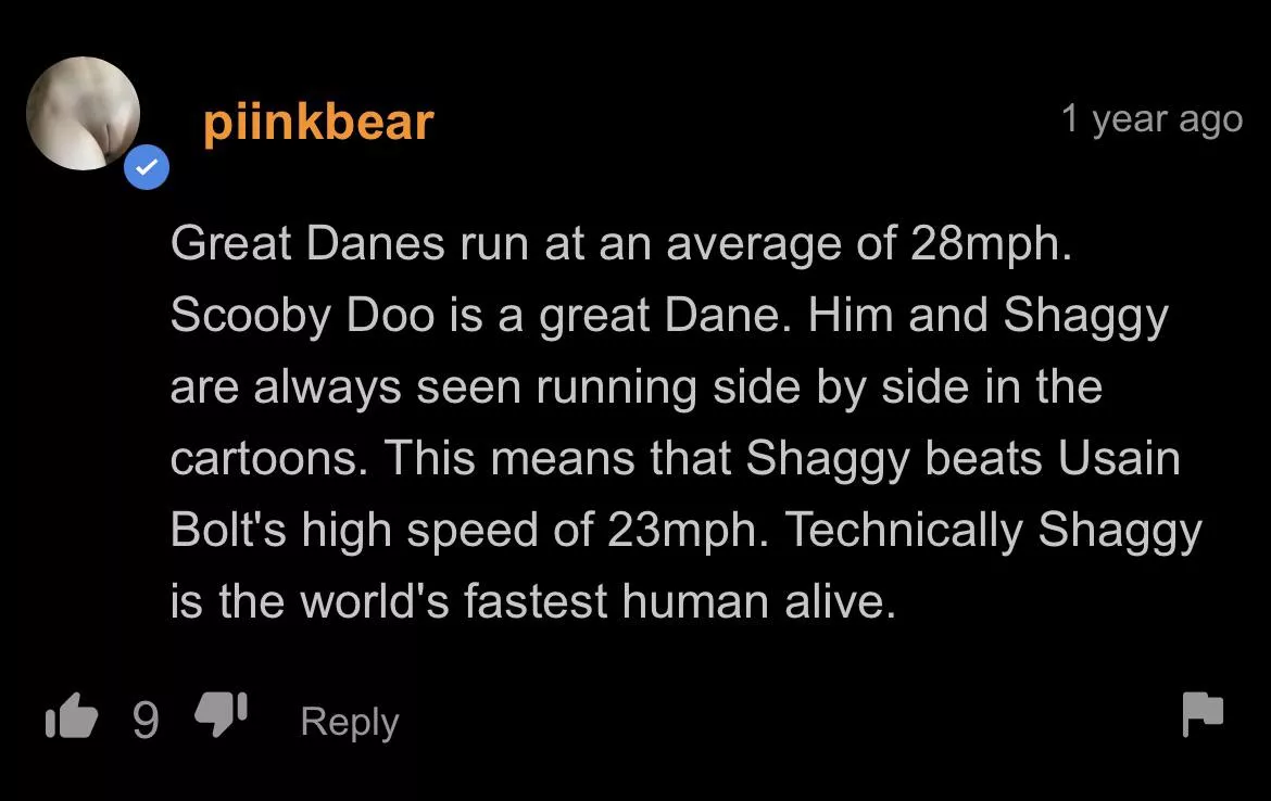 Shaggy is an olympian posted by Hy0k