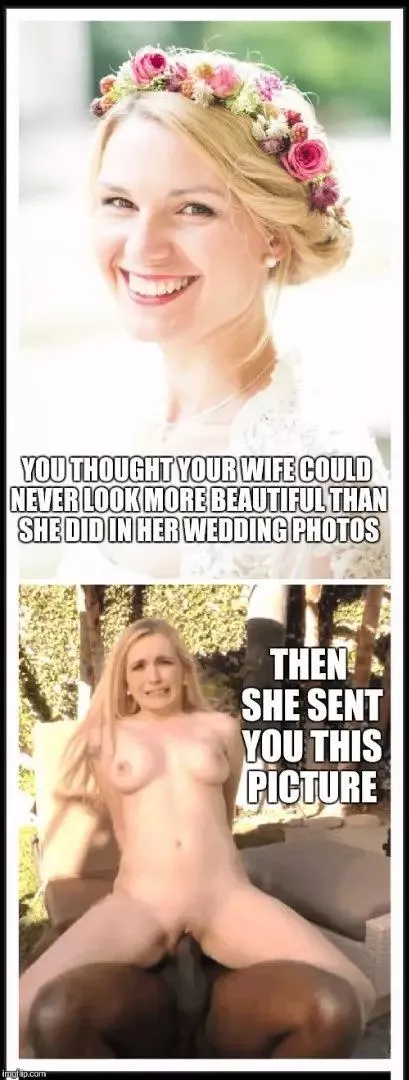 She is so beautiful with that big black dick in her! posted by cuckandbbccaptions