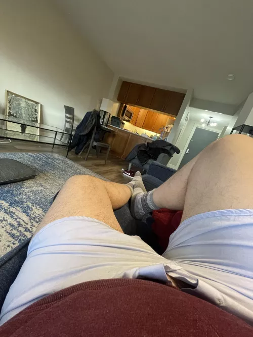 Today’s shorts. Jockey tapered. They look white but are blue. by metsvass86