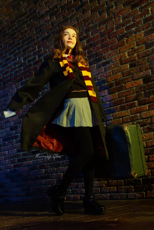 Where is platform 9 3/4? Hermione cosplay by Murring_Glow by MurrningGlow