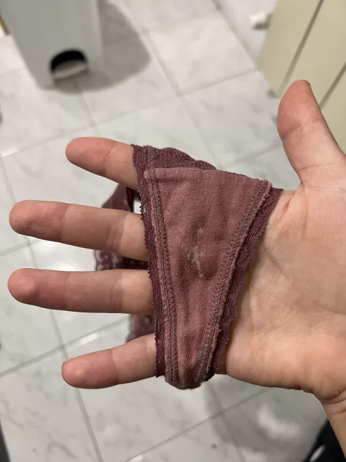 After an hour I put on my panties…are you curios to see them after a day? It’s my first post here by ariannafuckiss