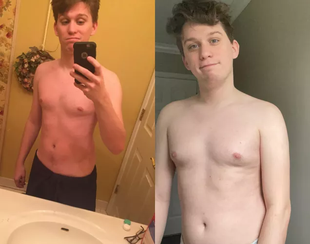 Age 20 vs 30, a little older, little heavier, a little happier :) by my_spinach_puffs