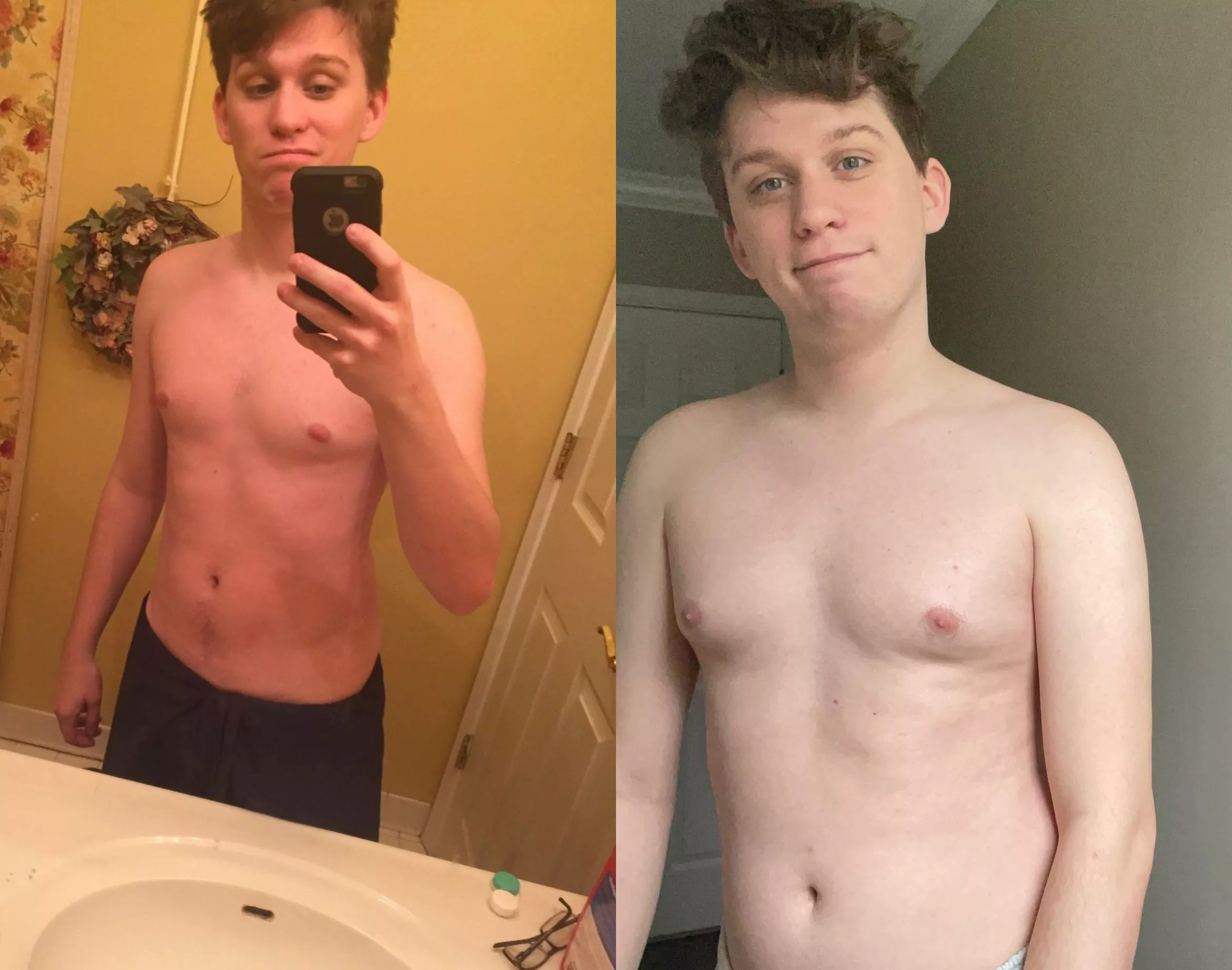 Age 20 vs 30, a little older, little heavier, a little happier :) posted by my_spinach_puffs