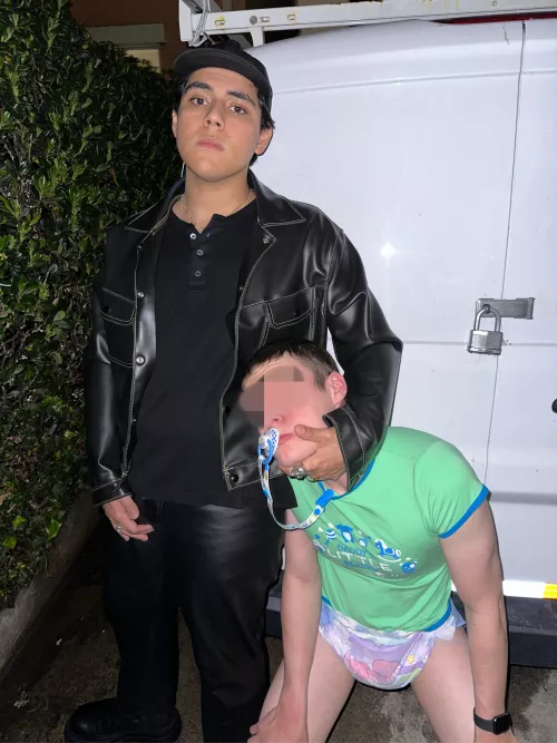 Baby begged to come with daddy to the bar, then got his diaper peed in by sanosagaraxxx