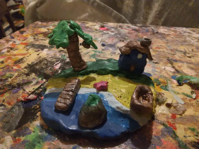 Beach House sculpture by james64jon