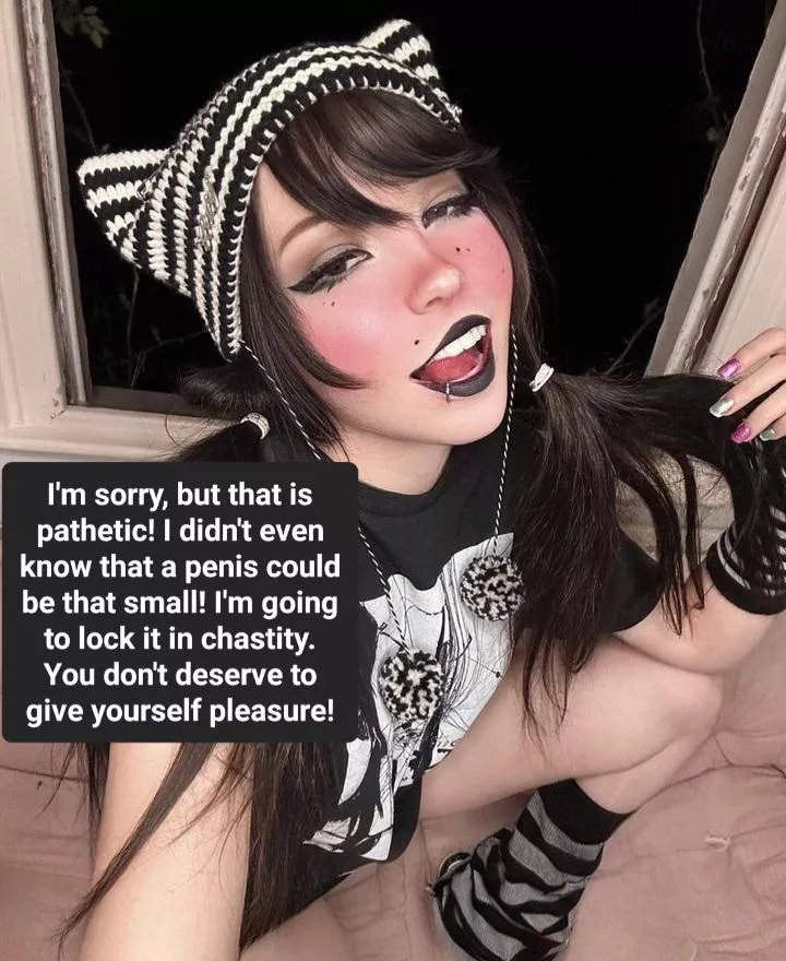 Belle Delphine locks your tiny dick up! posted by No_Alternative_7983