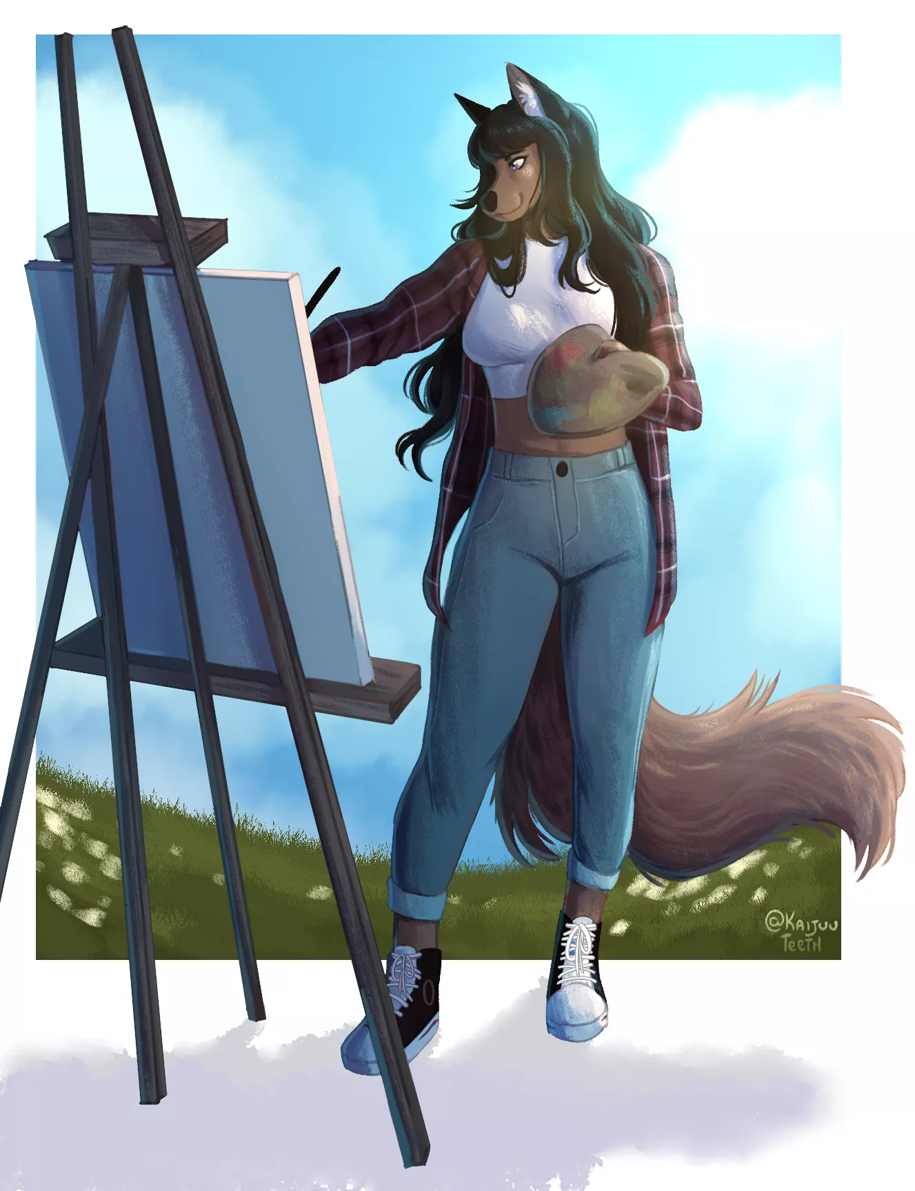 Do you like to paint? posted by KaijuuTeeth