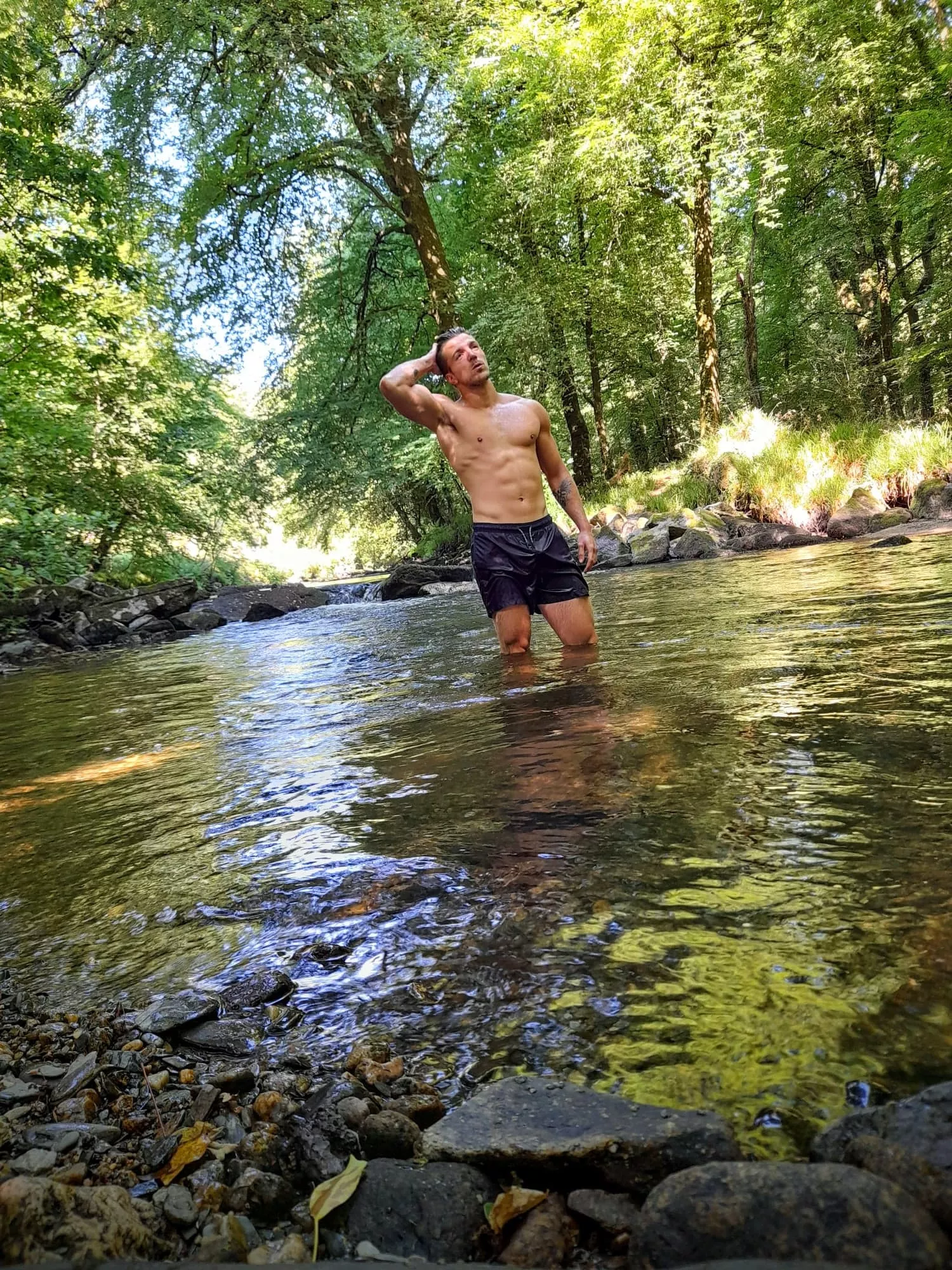 Down by the river in my hot 🩲🔥 posted by Ok-Pass-8743