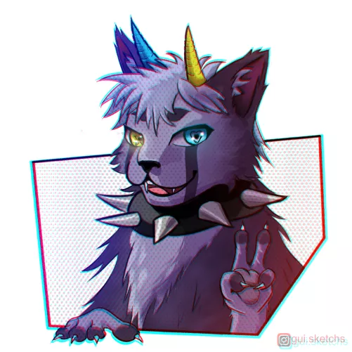 Finished bust comm i did ! (By me) by gui_sketchs