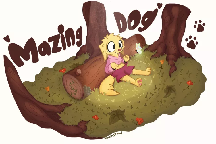 Forest Dog (by me) by MazingSand