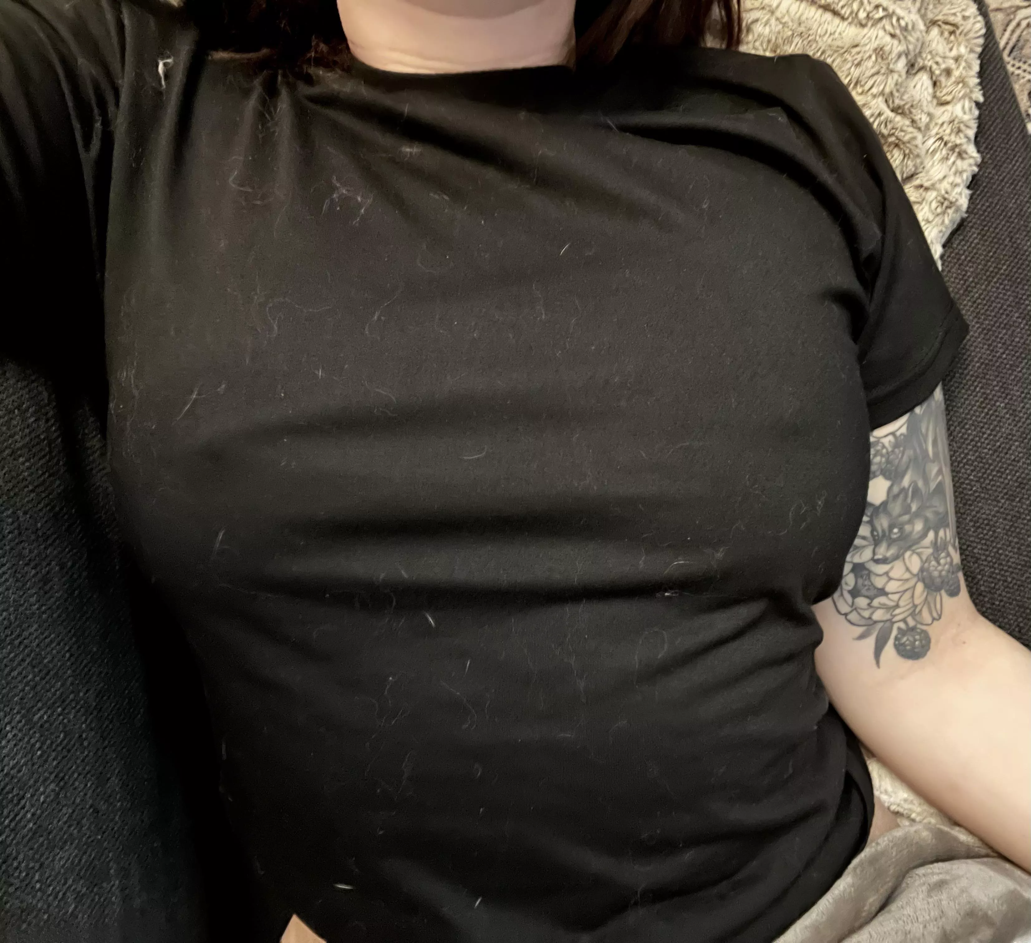 Forgive the dog fur, I wanted to share my subtle pokies posted by AlieOrgana