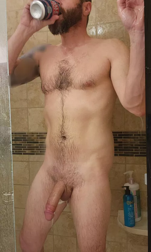 I have a weakness for shower beers by WeakWilledDad