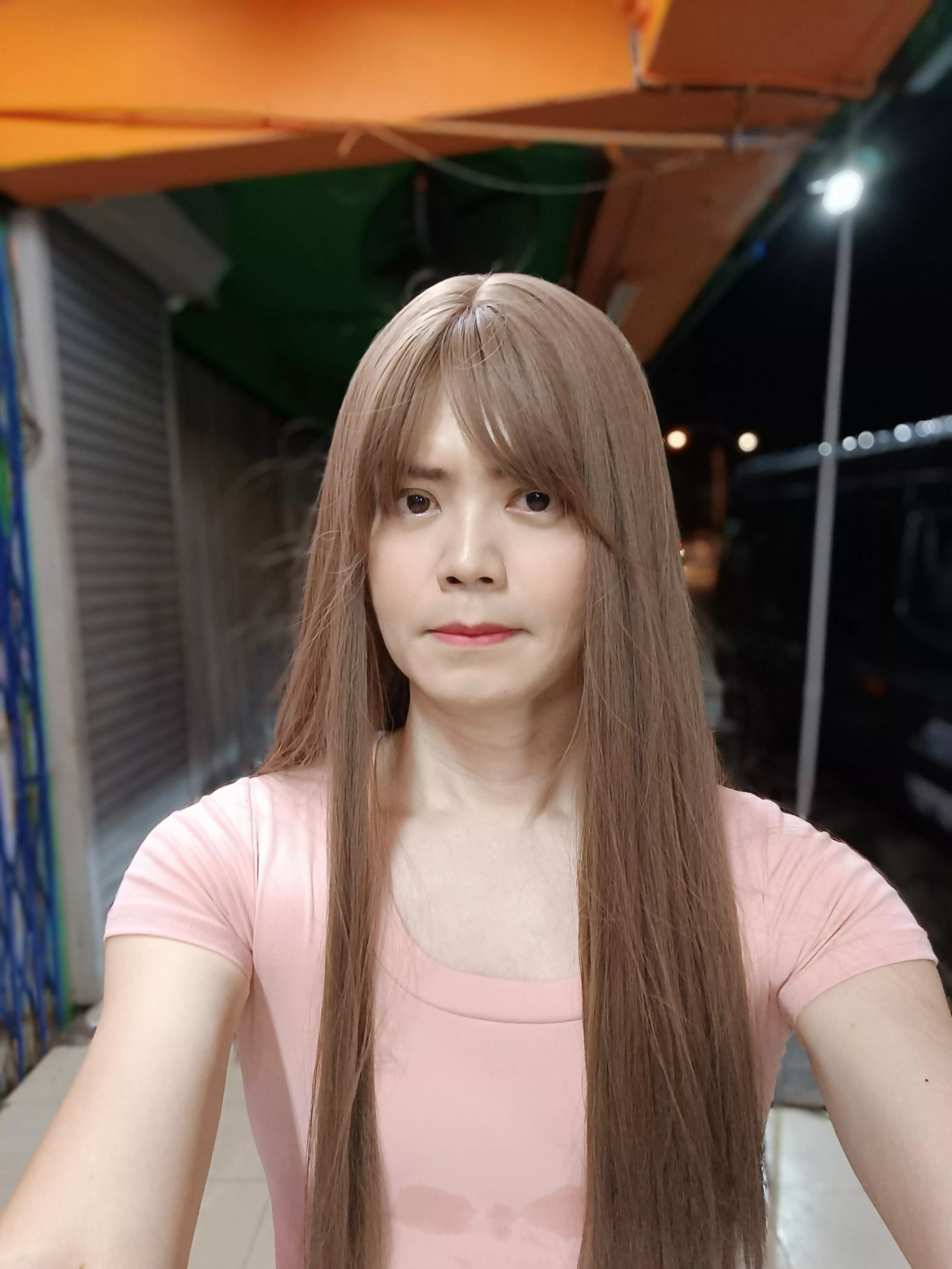 I went out dressed up tonight. The women didn't even notice. Some men ogled, others cat-called. I think I passed. posted by ThePinkHole2023