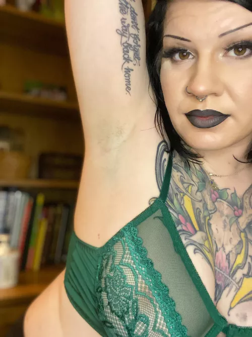 I’m stubbly today. Should I shave or let it grow out more? ;) by GoddessEsther_