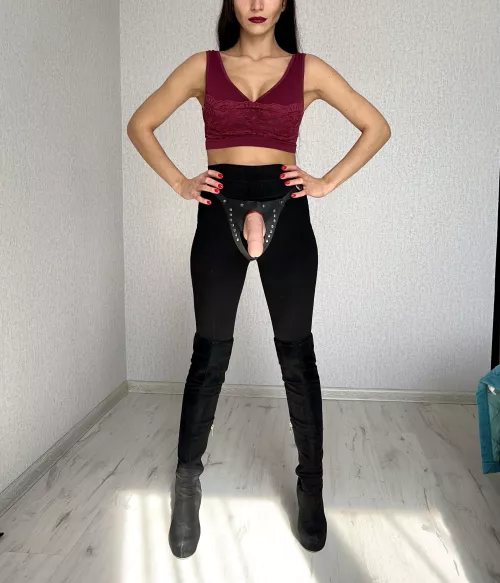 Let Mommy get the strap on out and fuck ur sissy ass while I make fun of ur small cock by BehindObject973