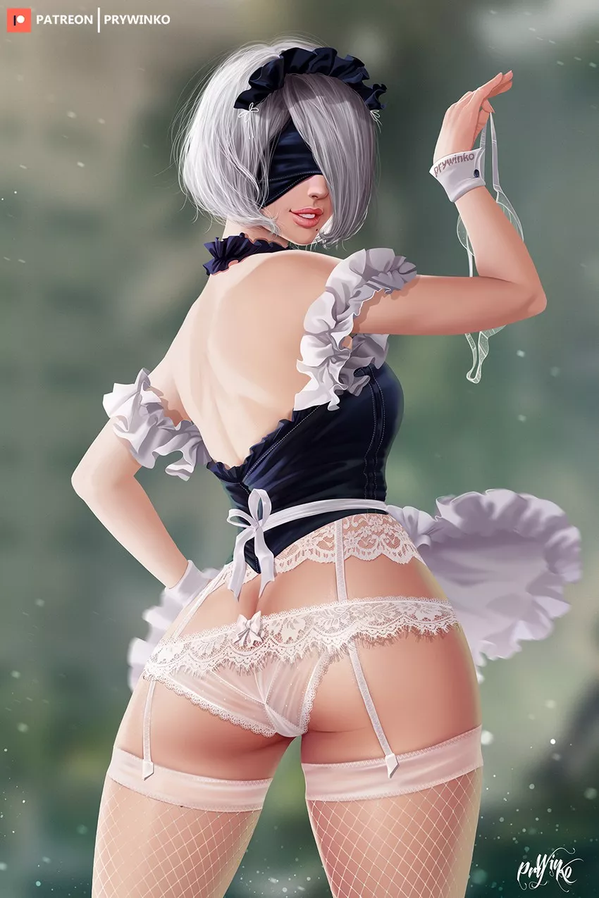 Maid 2B (prywinko) posted by SoManyCookies