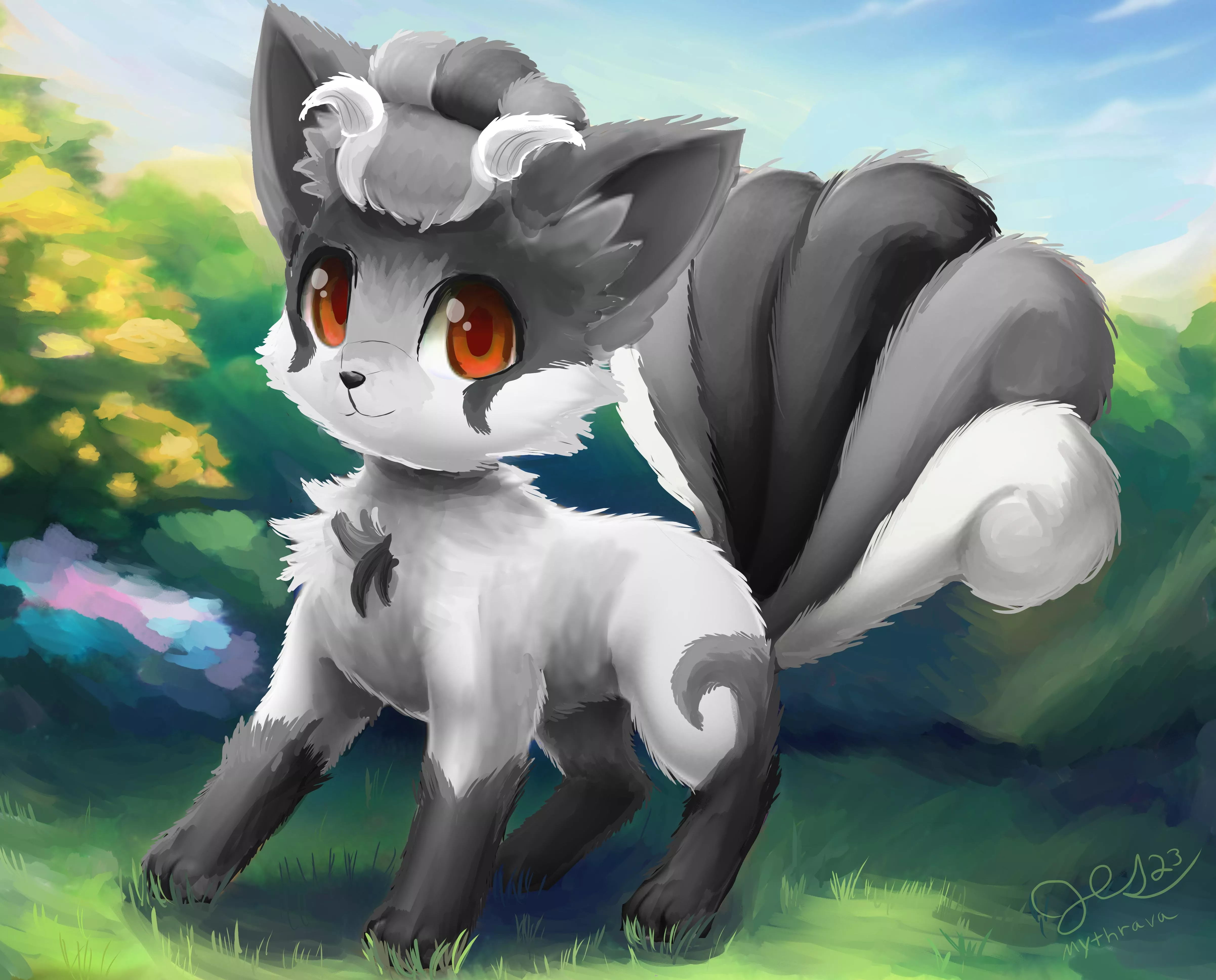 Marbled Fox Vulpix posted by MythRava