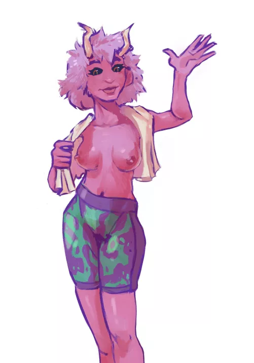 Mina meets you after the gym [me] by MaybeABurner69