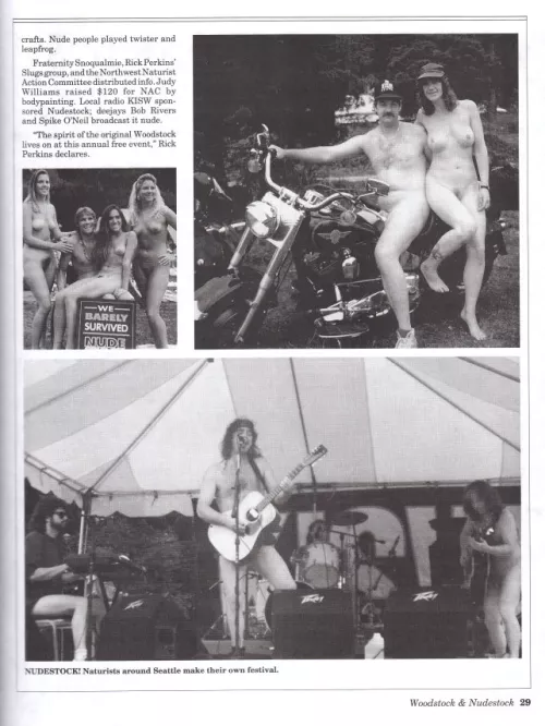 Nudestock festival in Seattle (Nude & Natural magazine, spring 1994) by NaturistPictures