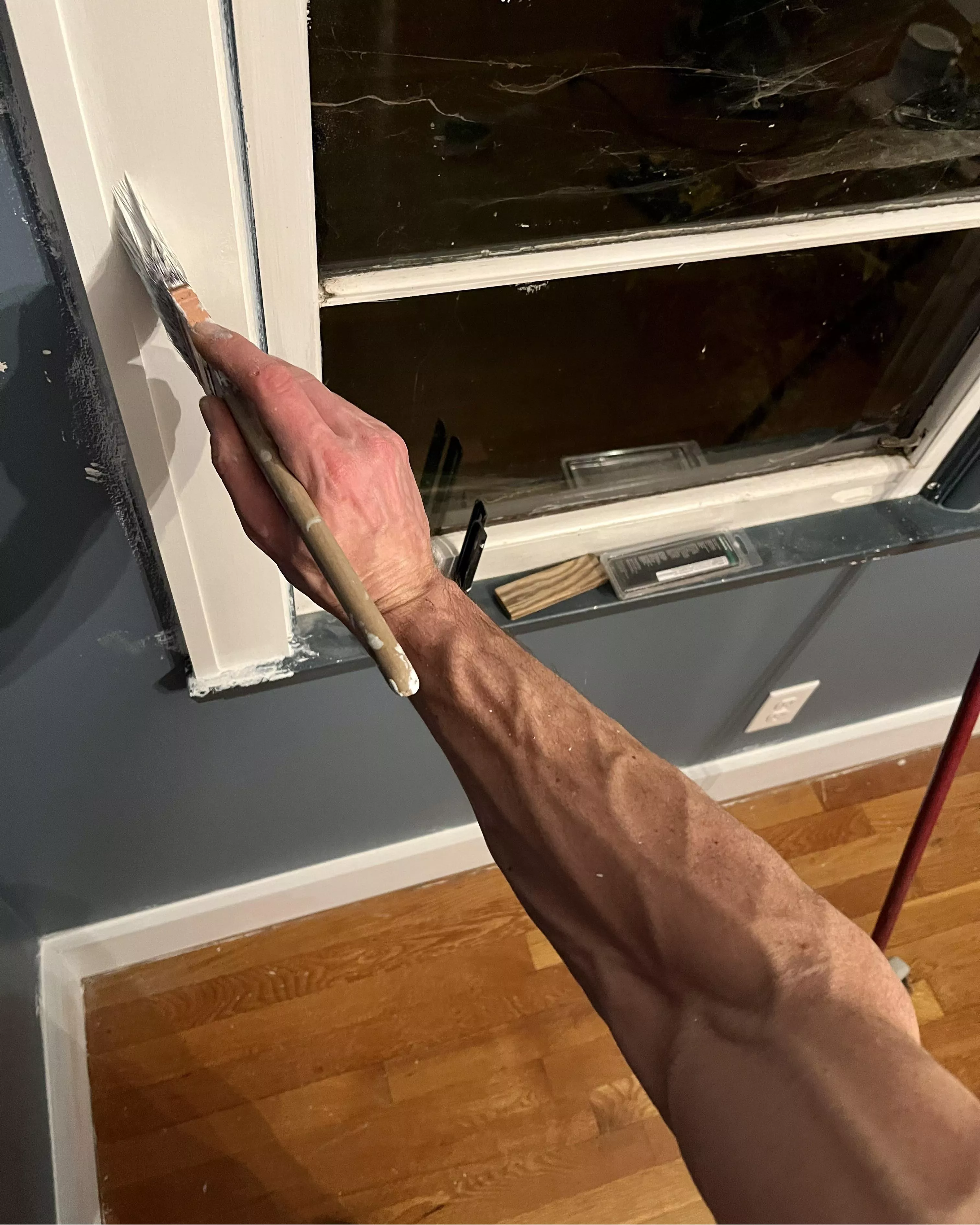 Painting all day has worn me out. posted by Shred_and_Bread